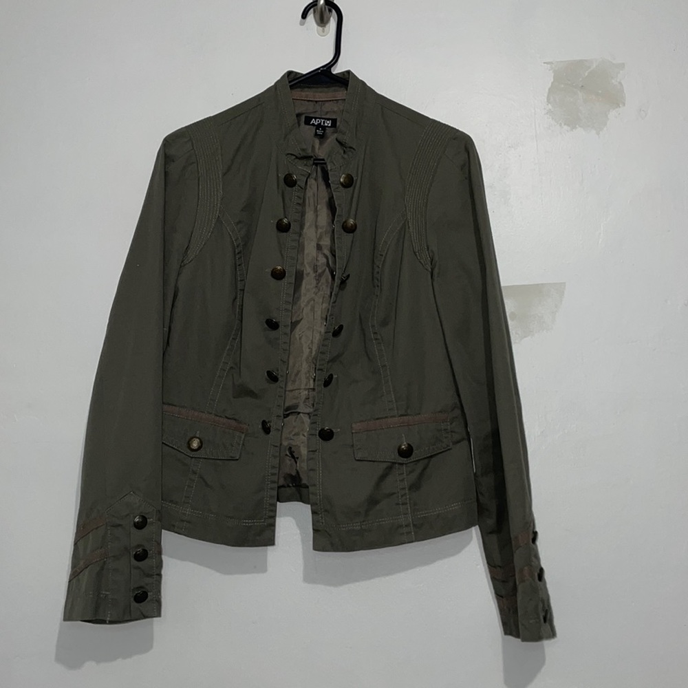Size S Women’s Apt. 9 Green Buttoned Jacket